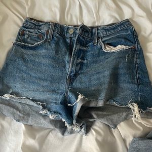 90s cutoff Abercrombie shorts